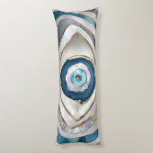 Kaamogen Minerale texturen en goud Lichaamskussen (Achterkant (Verticaal))