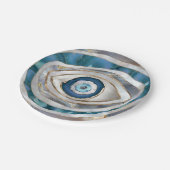 Kaamogen Minerale texturen en goud Papieren Bordje (Gekanteld)