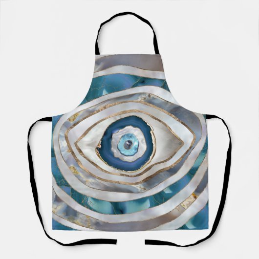 Kaamogen Minerale texturen en goud Schort (Voorkant)