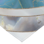 Kaamogen Minerale texturen en goud Tafelkleed (Gekanteld)