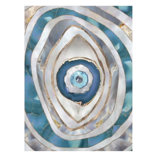 Kaamogen Minerale texturen en goud Tafelkleed (Voorkant)