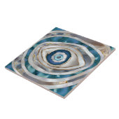 Kaamogen Minerale texturen en goud Tegeltje (Zijkant)