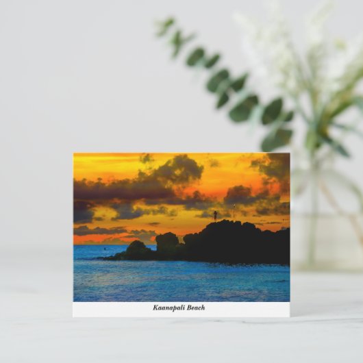 Kaanapali Beach Briefkaart (Staand voorkant)