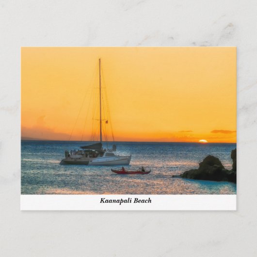 Kaanapali Beach Briefkaart (Voorkant)