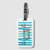 Ka'anapali Beach Hawaï (Oceaan) Bagagelabel (Voorkant (verticaal))