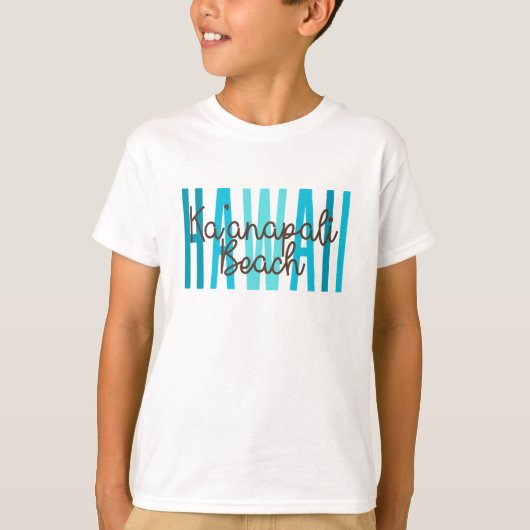 Ka'anapali Beach Hawaï (Oceaan) T-shirt (Voorkant)