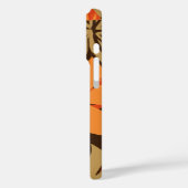 Kaanapali Camo Hawaiian Hibiscus Sinaasappel Case-Mate iPhone Case (Achterkant / Links)