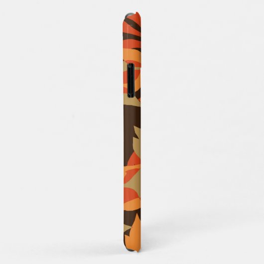 Kaanapali Camo Hawaiian Hibiscus Sinaasappel Case-Mate iPhone Case (Achterkant/rechts)