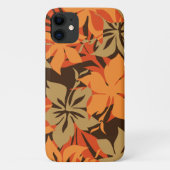 Kaanapali Camo Hawaiian Hibiscus Sinaasappel Case-Mate iPhone Case (Achterkant)