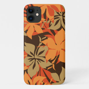 Kaanapali Camo Hawaiian Hibiscus Sinaasappel Case-Mate iPhone Case