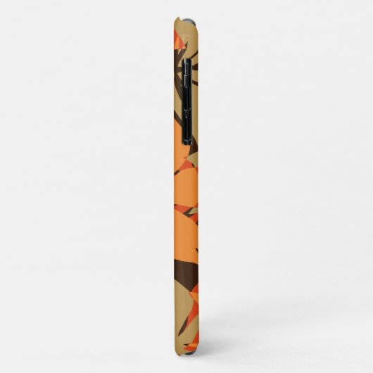 Kaanapali Camo Hawaiian Hibiscus Sinaasappel Case-Mate iPhone Case (Achterkant/links)