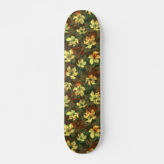 Kaanapali Camo Hawaiian Skateboard (Voorkant)