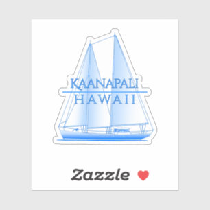 Kaanapali Kustal Nautical Sailor Sticker