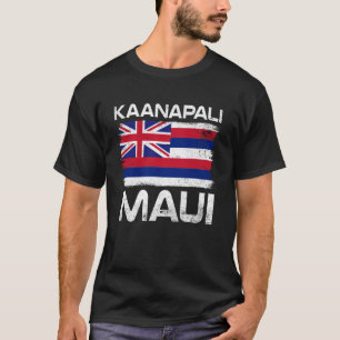 Kaanapali Maui Hawaii Vlagontwerp Kaanapali Hawaii T-shirt