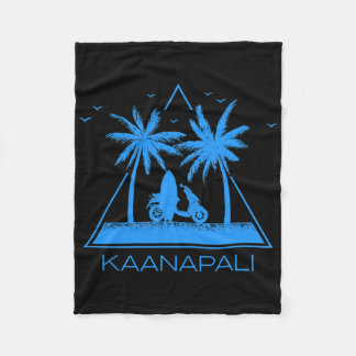 Kaanapali Shirt Kaanapali Beach Maui Hawaii Vacati Fleece Deken