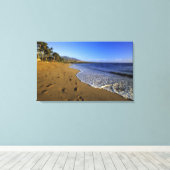 Kaanapali strand, Maui, Hawaï, VS Canvas Afdruk (Insitu (Houten vloer))