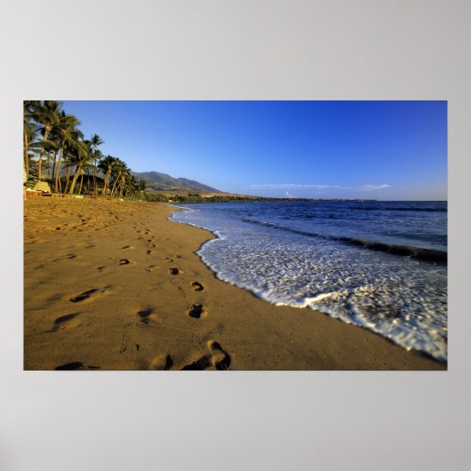 Kaanapali strand, Maui, Hawaii, VS Poster (Voorkant)