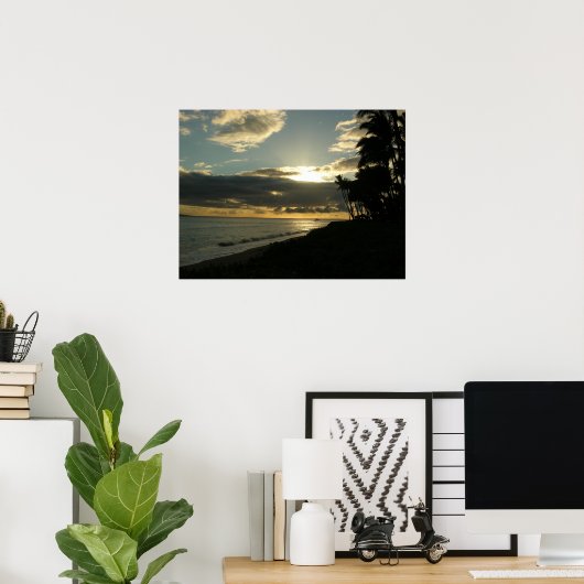 Ka'anapali sunset poster (Thuiskantoor)
