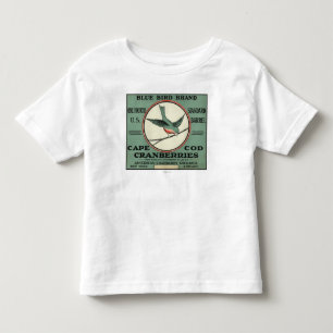 Kaap Blauw vogelmerk Kranberry Etiket Kinder Shirts