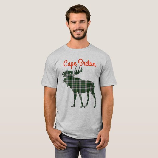 Kaap Breton tartan smaakt schattig shirt (Voorkant volledig)