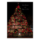 Kaap Bruinvis viert gevouwen kerst Kaart (Voorkant)