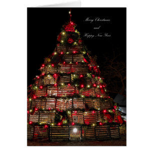 Kaap Bruinvis viert gevouwen kerst Kaart