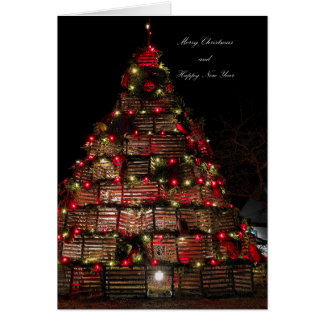 Kaap Bruinvis viert gevouwen kerst Kaart