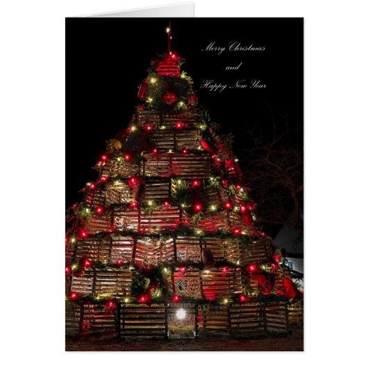 Kaap Bruinvis viert gevouwen kerst Kaart (Voorkant)