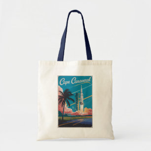 Kaap Canaveral Florida Illustratie Reis Kunst Tote Bag