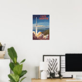 Kaap Canaveral Florida Schilderachtige Reis Kunst Poster (Thuiskantoor)