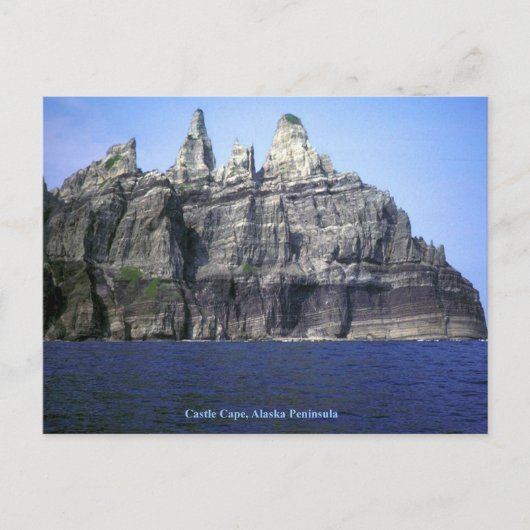 Kaap Castle op het Alaskaschilderijenschiereiland Briefkaart (Voorkant)