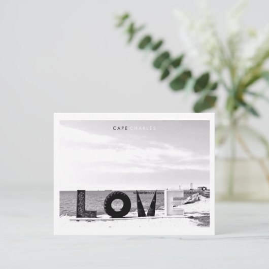 Kaap Charles - Liefde. Briefkaart (Staand voorkant)