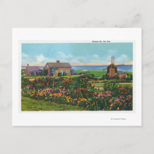 Kaap Cod, MassachusettsView of Homes van de Briefkaart