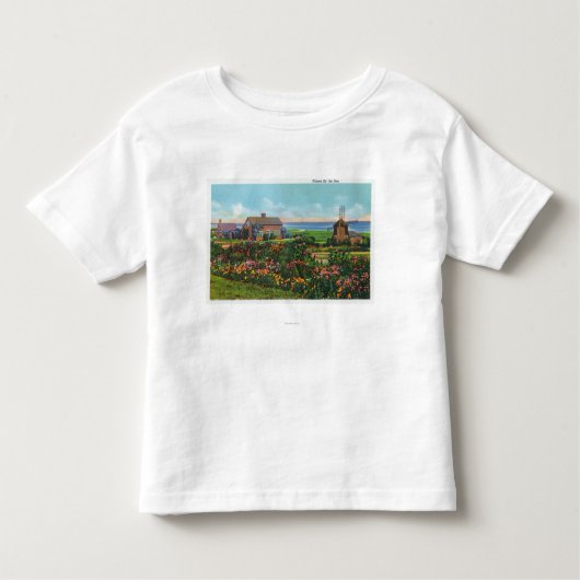 Kaap Cod, MassachusettsView of Homes van de Kinder Shirts (Voorkant)