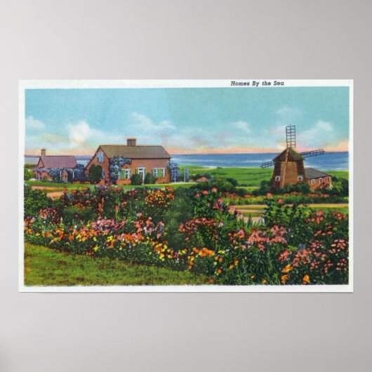 Kaap Cod, MassachusettsView of Homes van de Poster (Voorkant)