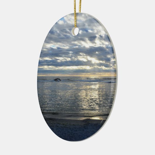 Kaap Cod Souvenier Keepomwille kerstversiering Keramisch Ornament (Links)