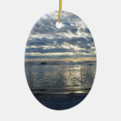 Kaap Cod Souvenier Keepomwille kerstversiering Keramisch Ornament (Voorkant)