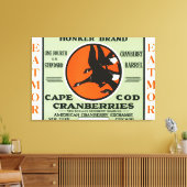 Kaap Eatmor Cranberries Brand Label Canvas Afdruk (Insitu (Woonkamer))