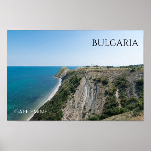 Kaap Emine. Bulgarije Poster