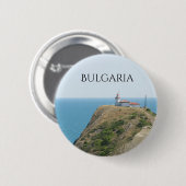 Kaap Emine. Bulgarije Ronde Button 5,7 Cm (Voorkant /achterkant)