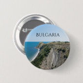 Kaap Emine. Bulgarije Ronde Button 5,7 Cm (Voorkant /achterkant)