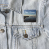 Kaap Hatteras National Seashore Vierkante Button 5,1 Cm (In situ)