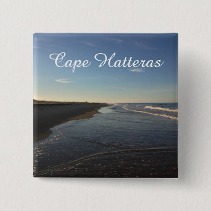 Kaap Hatteras National Seashore Vierkante Button 5,1 Cm