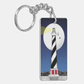 Kaap Hatteras Vuurtoren BUXTON Sleutelhanger (Voorkant Links)