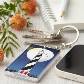 Kaap Hatteras Vuurtoren BUXTON Sleutelhanger (Voorkant Rechts)