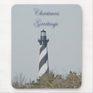 Kaap Hatteras vuurtoren kerstcadeautjes Muismat