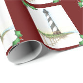 Kaap Hatteras vuurtoren kerstpapier Cadeaupapier (Rol Hoek)