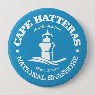Kaap Hatteras (vuurtoren) Ronde Button 4,0 Cm