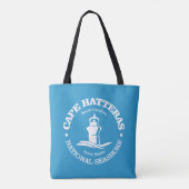 Kaap Hatteras (vuurtoren) Tote Bag (Achterkant)
