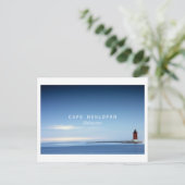 Kaap Henlopen. Briefkaart (Staand voorkant)